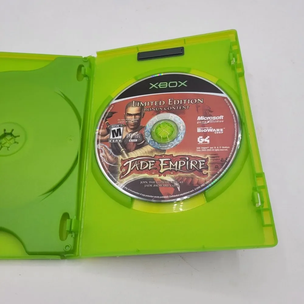 Jade Empire Limited Ed‎ Xbox With Bonus Disc - (See Pics)
